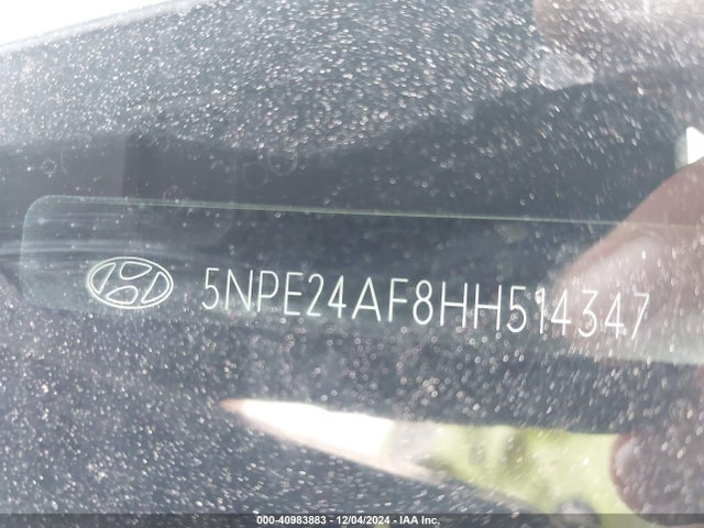 5NPE24AF8HH514347 Hyundai Sonata