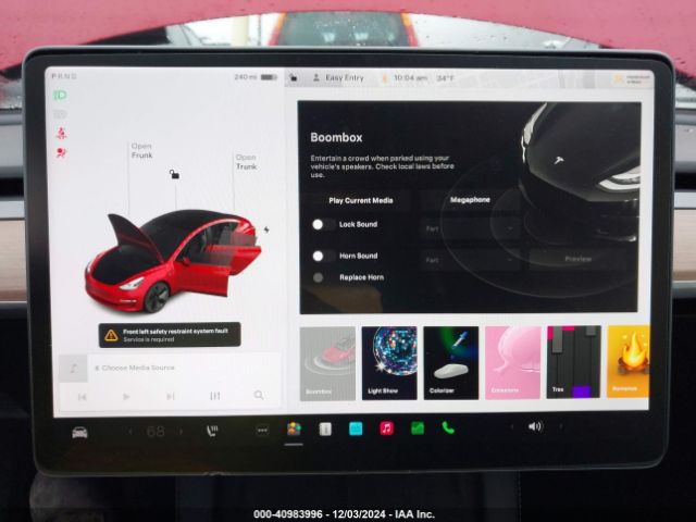 5YJ3E1EB4NF133285 Tesla Model 3 Long Range Dual Motor All-wheel Drive