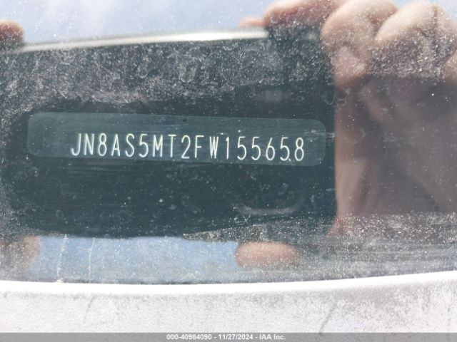 JN8AS5MT2FW155658 Nissan Rogue Select S