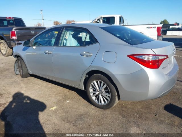 5YFBURHE3EP029622 Toyota Corolla L/le/le Pls/prm/s/s Pls