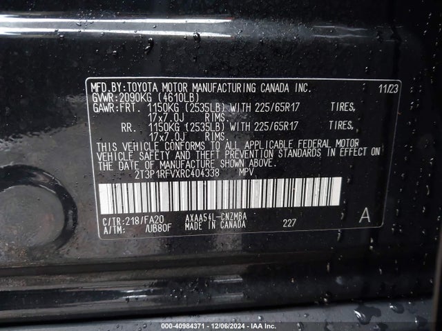 Toyota Rav4 Xle 2024 2T3P1RFVXRC404338 Image 9