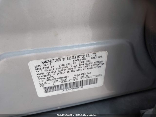JN1BJ0RP8HM388284 Infiniti QX50