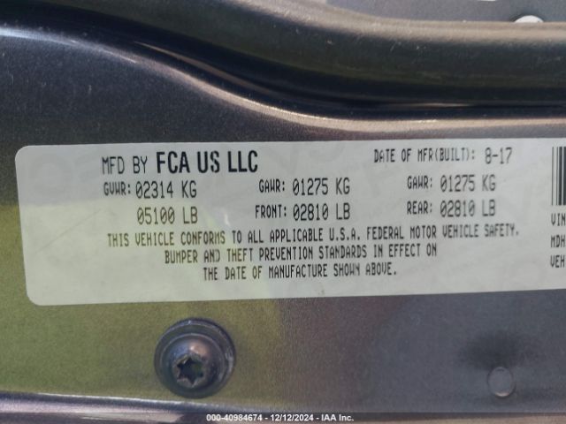 2C3CCAEG1JH123212 Chrysler 300 Limited