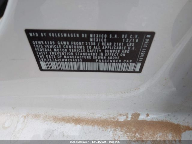 3VW2B7AJ0HM294993 Volkswagen Jetta 1.4t S