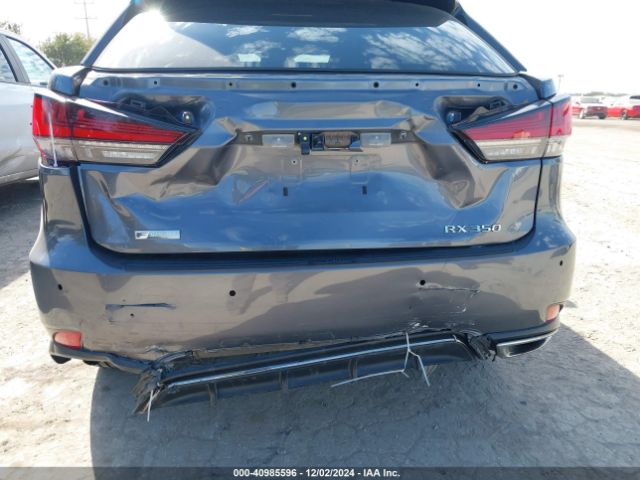 2T2YZMDAXMC263588 Lexus Rx 350 F Sport Handling