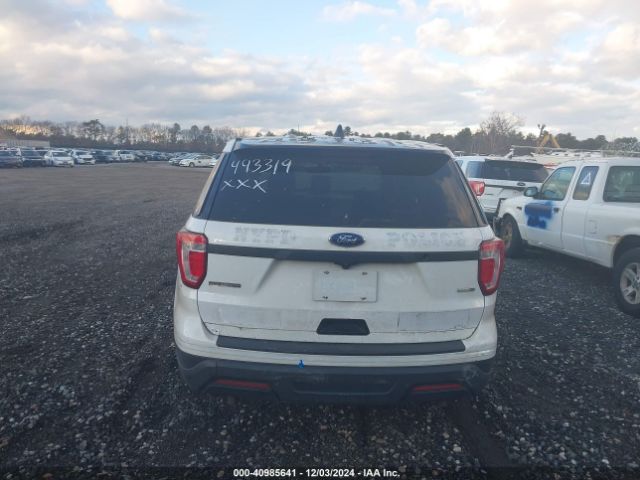 1FM5K8AR9KGB22938 Ford Police Interceptor Utility