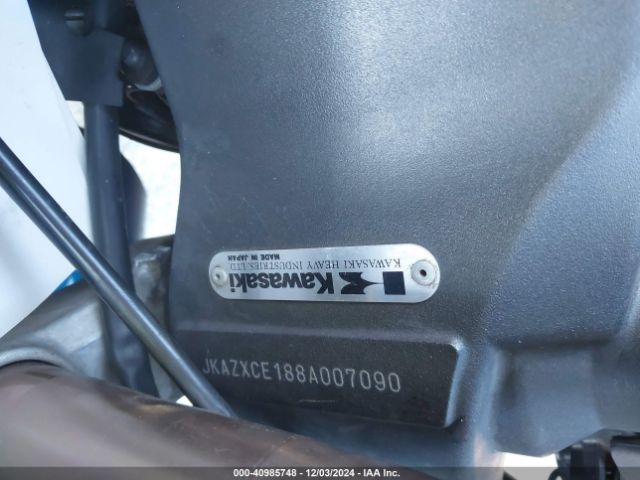 2008 KAWASAKI ZX1000 JKAZXCE188A007090 Photo 9