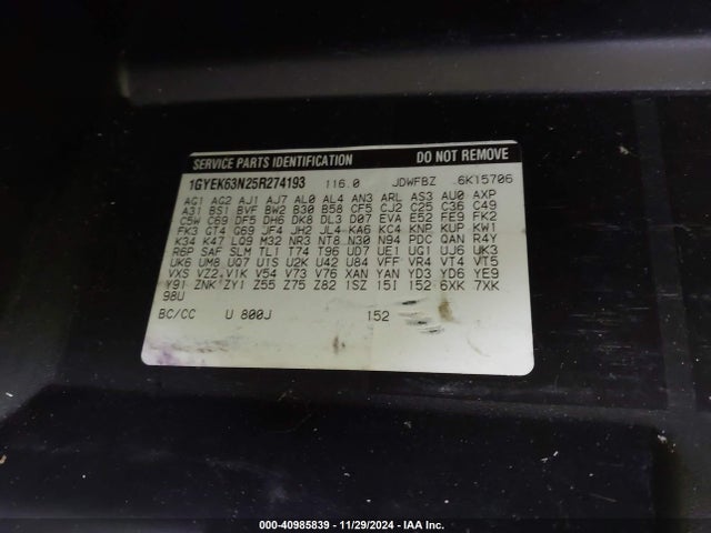 2005 CADILLAC ESCALADE 1GYEK63N25R274193 Photo 8