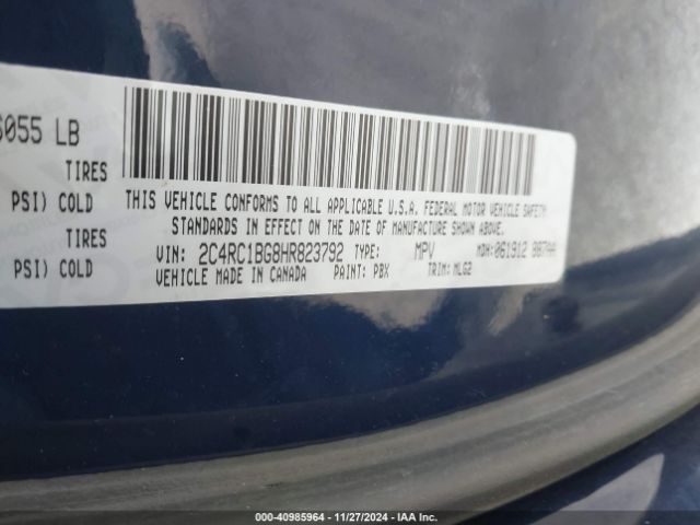 2C4RC1BG8HR823792 Chrysler Pacifica Touring-l