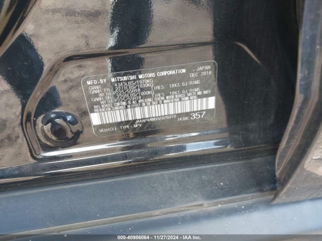 JA4AP4AW5HZ026010 Mitsubishi Outlander Sport 2.4 Sel