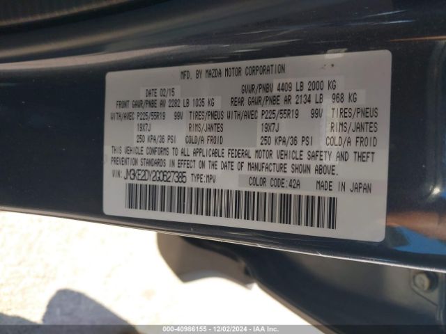 JM3KE2DY2G0627385 Mazda Cx-5 Grand Touring