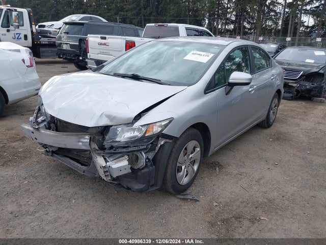 Honda Civic Lx 2014 19XFB2F50EE252641 Image 2