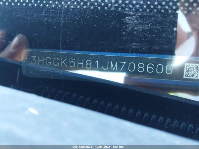 3HGGK5H81JM708600 Honda FIT EX