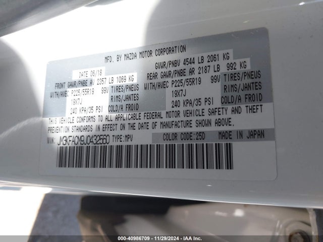Mazda Cx-5 Touring 2018 JM3KFACM9J0432560 Image 9