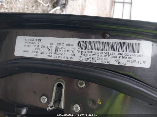 1C6RR6GT6GS163516 RAM 1500 Slt