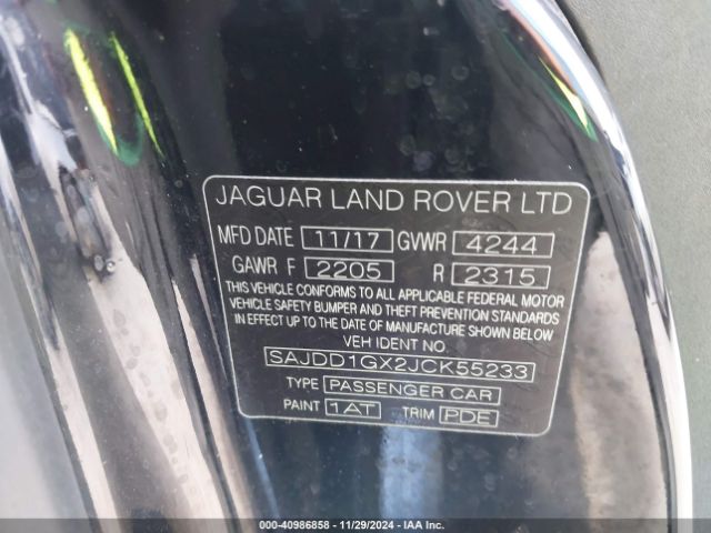 2018 JAGUAR F-TYPE SAJDD1GX2JCK55233 Photo 8