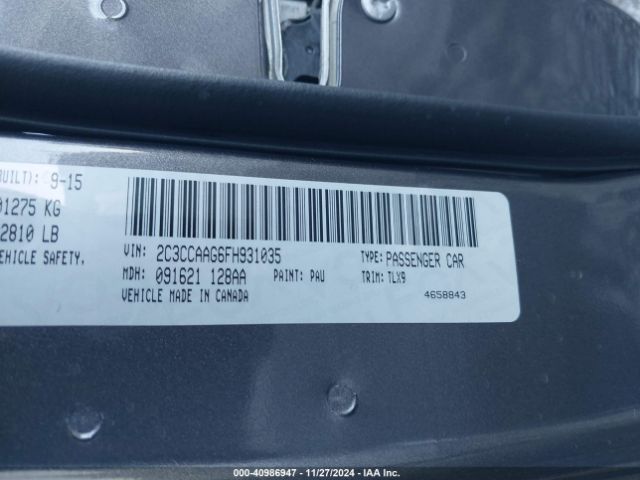 2C3CCAAG6FH931035 Chrysler 300 Limited