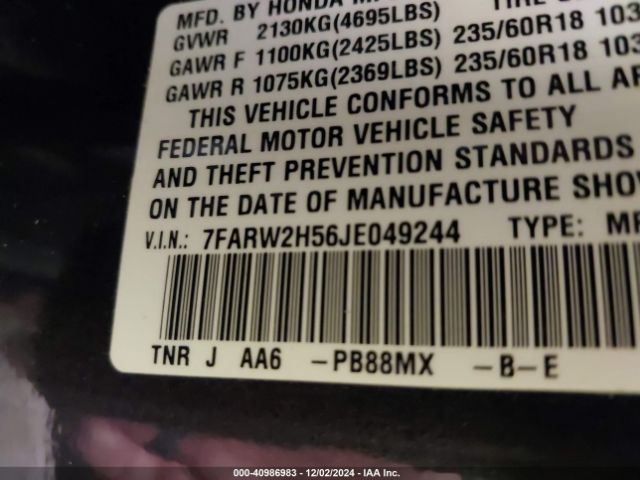 7FARW2H56JE049244 Honda CR-V EX