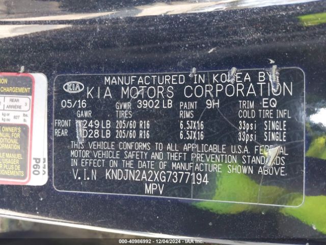KNDJN2A2XG7377194 KIA Soul