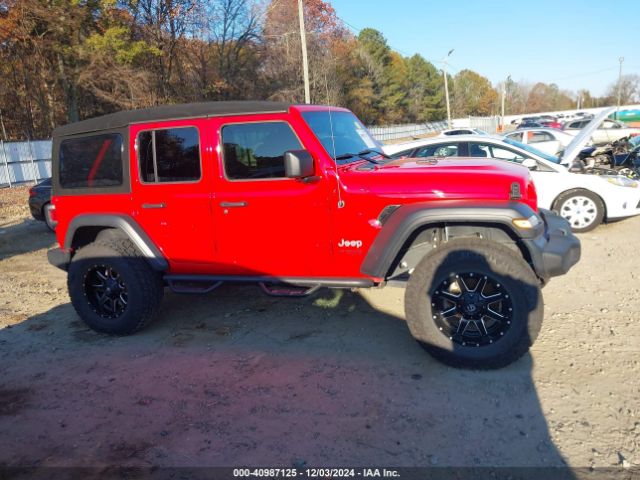 1C4HJXDG6JW299346 Jeep Wrangler Unlimited Sport S 4x4