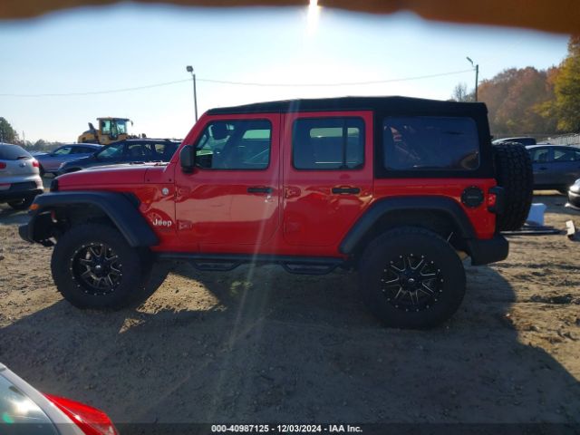 1C4HJXDG6JW299346 Jeep Wrangler Unlimited Sport S 4x4