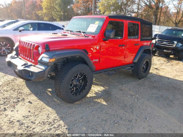 1C4HJXDG6JW299346 Jeep Wrangler Unlimited Sport S 4x4