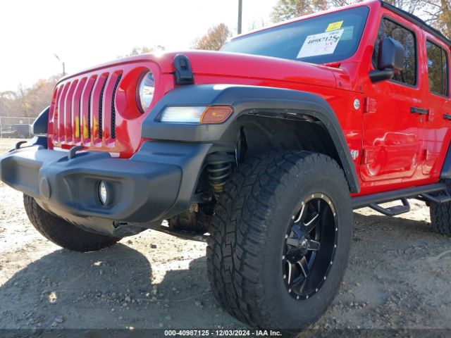1C4HJXDG6JW299346 Jeep Wrangler Unlimited Sport S 4x4