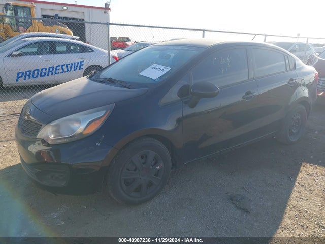 KIA RIO LX 2014 KNADM4A32E6403355 Image 2