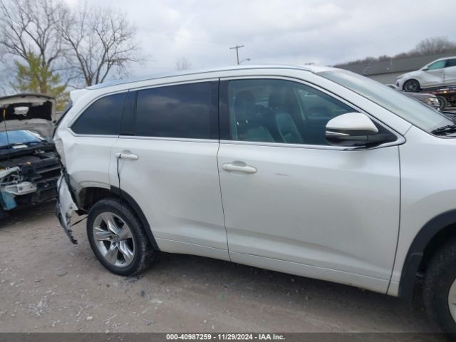 5TDDZRFH5KS937936 Toyota Highlander Limited