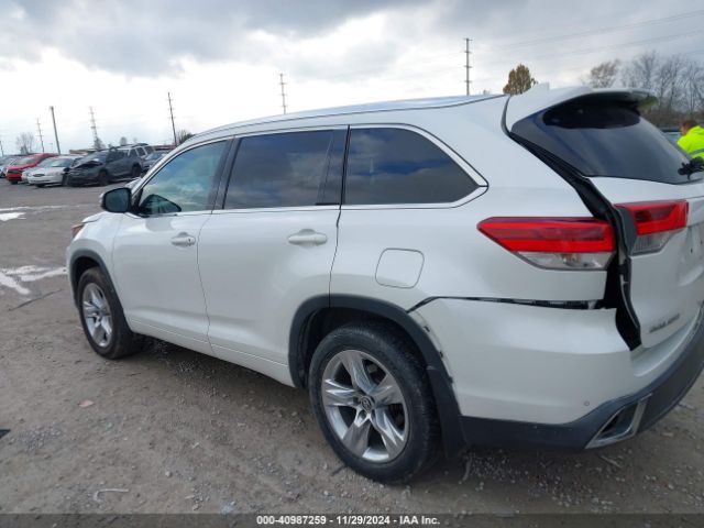 5TDDZRFH5KS937936 Toyota Highlander Limited