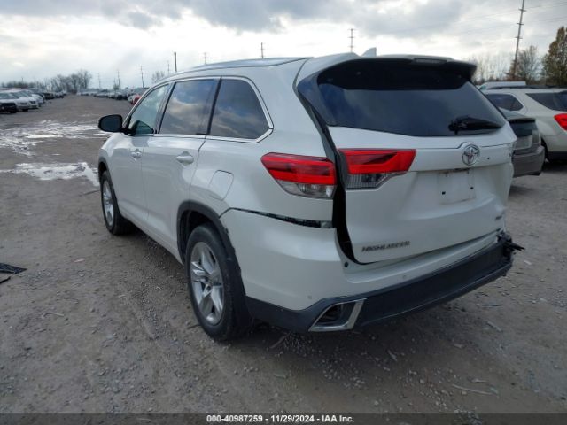 5TDDZRFH5KS937936 Toyota Highlander Limited