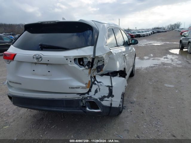 5TDDZRFH5KS937936 Toyota Highlander Limited
