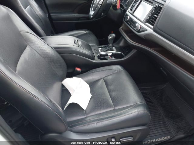 5TDDZRFH5KS937936 Toyota Highlander Limited