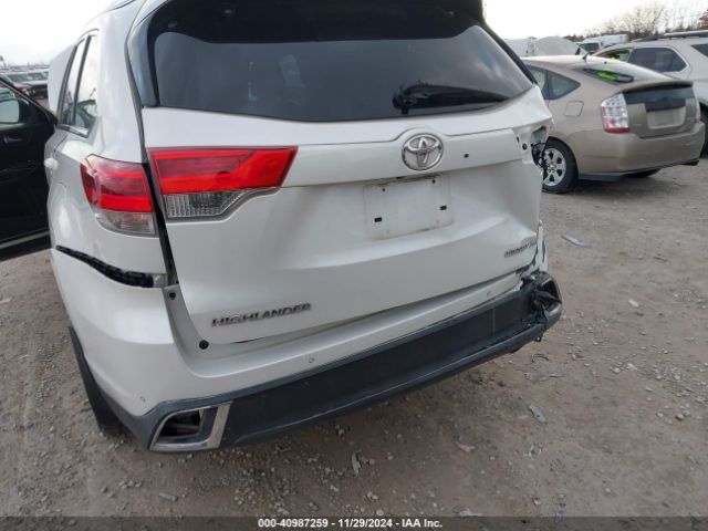 5TDDZRFH5KS937936 Toyota Highlander Limited