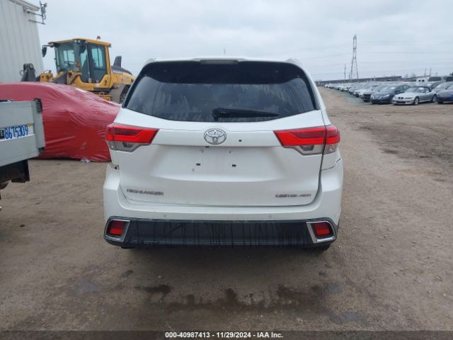 5TDDZRFHXKS948589 Toyota Highlander Limited