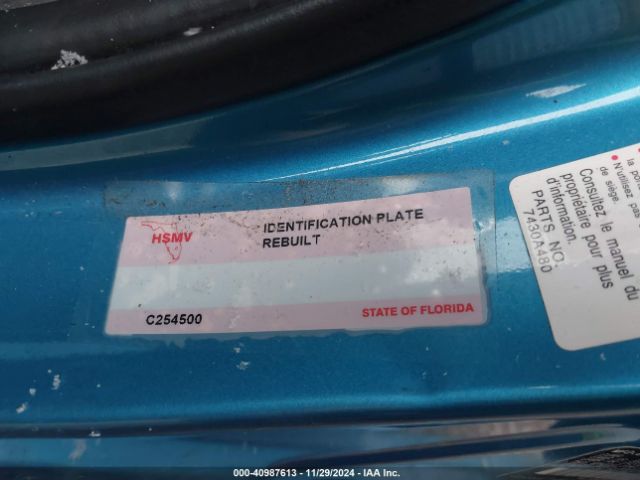 ML32F3FJ9JHF07514 Mitsubishi Mirage G4 Es