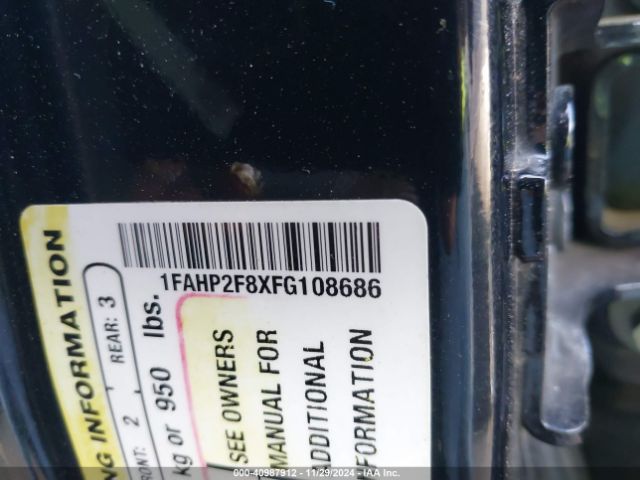 1FAHP2F8XFG108686 Ford Taurus Limited