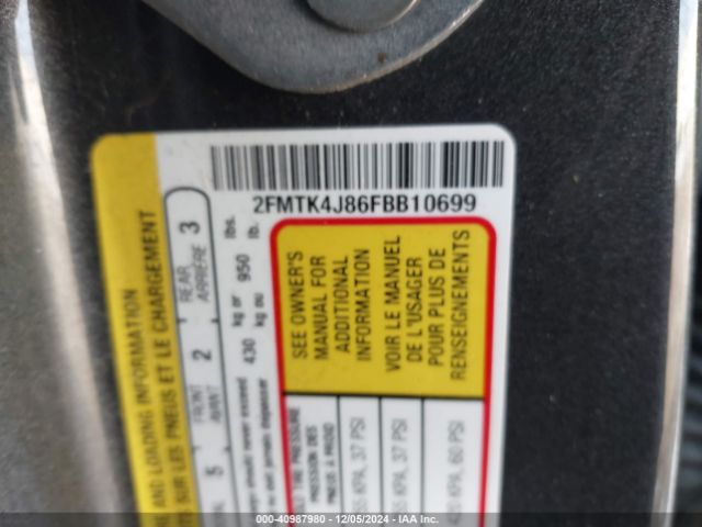 2FMTK4J86FBB10699 Ford EDGE SEL