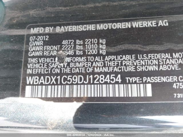 2013 BMW 335IS WBADX1C59DJ128454 Photo 8