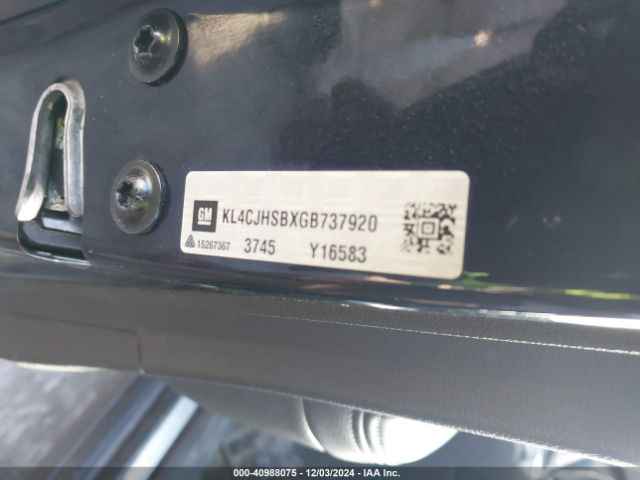 KL4CJHSBXGB737920 Buick Encore Premium