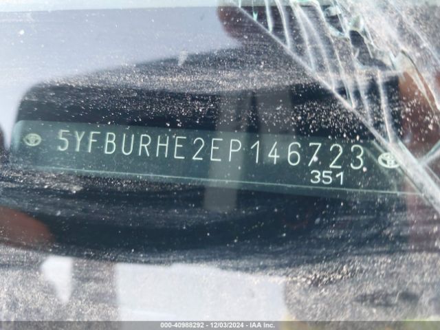 5YFBURHE2EP146723 Toyota COROLLA LE