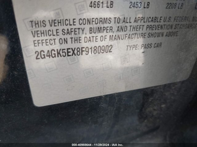 2G4GK5EX8F9180902 Buick Regal Turbo