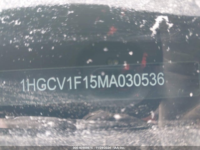 Honda ACCORD LX 2021 1HGCV1F15MA030536 Image 9