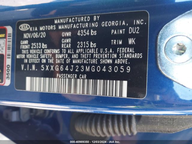 5XXG64J23MG043059 KIA K5 Gt-line