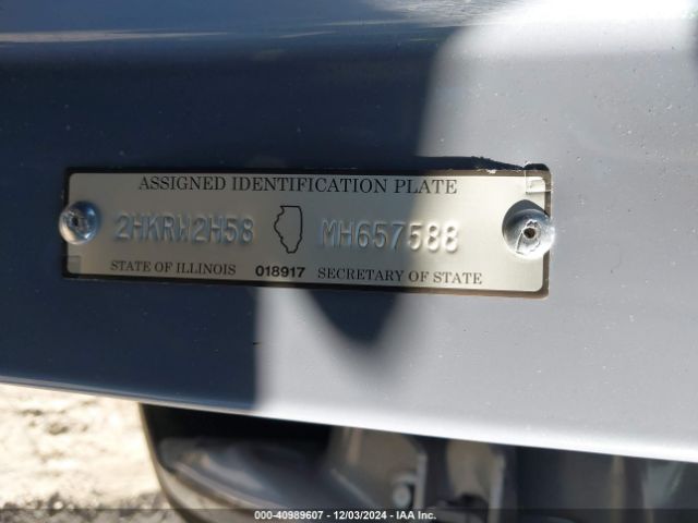 2HKRW2H58MH657588 Honda Cr-v Awd Ex