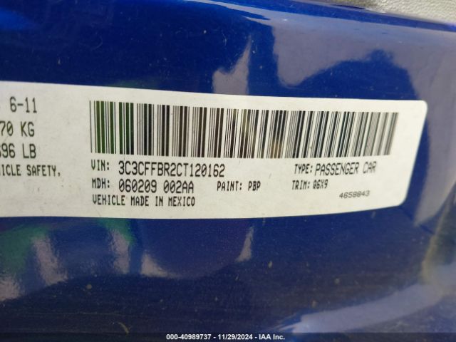 2012 FIAT 500 3C3CFFBR2CT120162 Photo 8