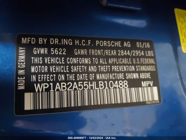 WP1AB2A55HLB10488 Porsche MACAN S