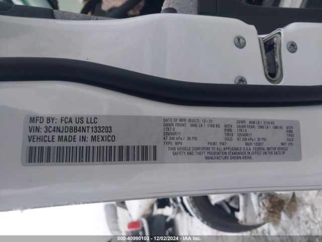 2022 JEEP COMPASS 3C4NJDBB4NT133203 Photo 8