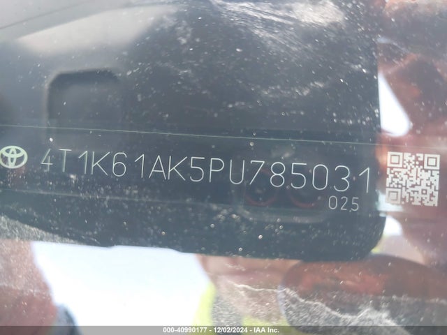 4T1K61AK5PU785031 Toyota CAMRY XSE