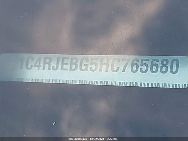 1C4RJEBG5HC765680 Jeep Grand Cherokee Limited 4x2